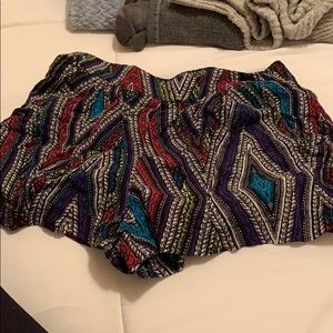 printed dress shorts